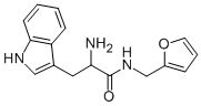 2-氨基-N-呋喃-2-甲基-3-(1H-吲哚-3-基)丙酰胺, 360791-53-3, 结构式