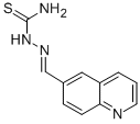 6-Quinolinecarbaldehyde thiosemicarbazone Struktur