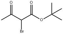 Butanoic acid, 2-broMo-3-oxo-, 1,1-diMethylethyl ester 化学構造式