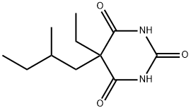 5-ethyl-5-(2-methylbutyl)barbituric acid,36082-56-1,结构式