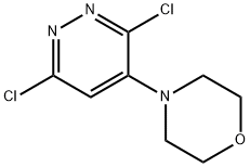 4-(3,6-DICHLORO-4-PYRIDAZINYL)MORPHOLINE, 36096-74-9, 结构式