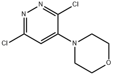 4-(3,6-DICHLORO-4-PYRIDAZINYL)-MORPHOLINE 化学構造式