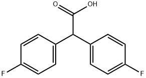 双(4-氟苯基)乙酸英文名称,361-63-7,结构式