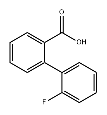 2'-FLUORO-BIPHENYL-2-CARBOXYLIC ACID Structure