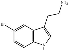 5-bromo-1H-indole-3-ethylamine Struktur
