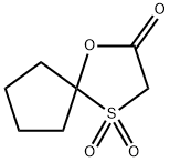 1-Oxa-4-thiaspiro[4.4]nonan-2-one,4,4-dioxide(9CI) Structure