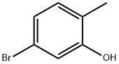 5-ブロモ-2-メチルフェノール 化学構造式