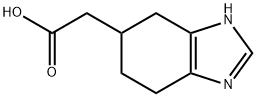 1H-Benzimidazole-5-acetic  acid,  4,5,6,7-tetrahydro-  (9CI) 结构式