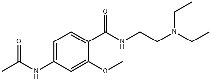 4-(아세틸아미노)-N-[2-(디에틸아미노)에틸]-2-메톡시벤즈아미드
