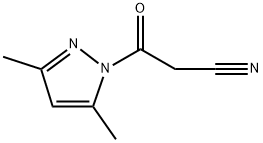 1-CYANOACETYL-3,5-DIMETHYLPYRAZOLE Structure