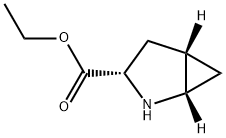 2-Azabicyclo[3.1.0]hexane-3-carboxylicacid,ethylester,(1S,3S,5S)-(9CI) Struktur