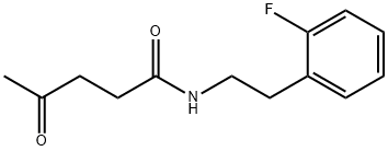 N-[2-(2-氟苯基)乙基]-4-氧代-戊酰胺,361464-87-1,结构式