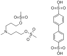 36148-80-8 N-Methyl-N,N-bis(3-methylsulfonyloxypropyl)amine 4,4'-biphenyldisulfonate