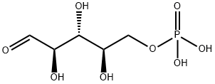 rel-(2R*,3R*,4R*)-2,3,4-トリヒドロキシ-5-(ホスホノオキシ)ペンタナール 化学構造式