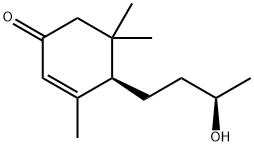 4-(3-羟基丁基)-3,5,5-三甲基环己-2-烯-1-酮, 36151-02-7, 结构式