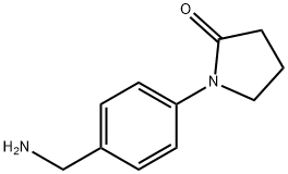 1-[4-(アミノメチル)フェニル]-2-ピロリジノン HYDROCHLORIDE 化学構造式