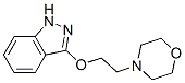 3-(2-Morpholinoethoxy)-1H-indazole 结构式