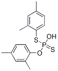 dixylyl hydrogen dithiophosphate Struktur