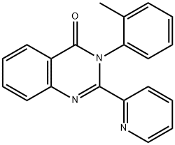 2-(2-Pyridinyl)-3-(2-methylphenyl)-3,4-dihydroquinazoline-4-one Structure