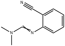 N1,N1-ジメチル-N2-(2-シアノフェニル)メタンアミジン 化学構造式