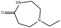 1-ETHYL-[1,4]DIAZEPAN-5-ONE Struktur