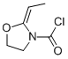 3-Oxazolidinecarbonyl chloride, 2-ethylidene- (9CI) Structure