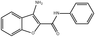 2-Benzofurancarboxamide,3-amino-N-phenyl-(9CI) Struktur