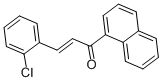 3-(2-Chlorophenyl)-1-(1-naphthyl)prop-2-en-1-one,36203-42-6,结构式