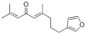 (E)-9-(3-Furanyl)-2,6-dimethyl-2,5-nonadien-4-one Struktur