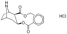 N-DeMethyl Cocaethylene Hydrochloride, 362044-01-7, 结构式