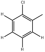 2-クロロトルエン-3,4,5,6-D4 化学構造式