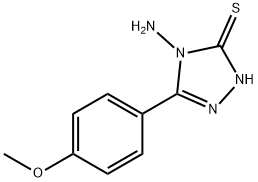 4-AMINO-5-(4-METHOXY-PHENYL)-4H-[1,2,4]TRIAZOLE-3-THIOL Structure