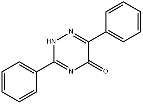 3,6-二苯基-1,2,4-三嗪-5(4H)-酮, 36214-25-2, 结构式