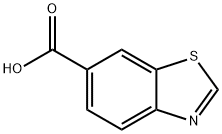 6-ベンゾチアゾールカルボン酸 化学構造式