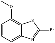 2-BROMO-7-METHOXYBENZOTHIAZOLE Structure