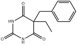 5-Ethyl-5β-benzylpyrimidine-2,4,6(1H,3H,5H)-trione Structure