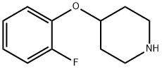4-(2-Fluorophenoxy)piperidine Struktur