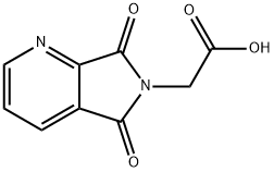 (5,7-Dioxo-5,7-dihydro-6H-pyrrolo[3,4-b]pyridin-6-yl)acetic acid Structure