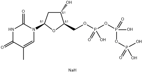 THYMIDINE 5'-TRIPHOSPHATE SODIUM SALT Struktur