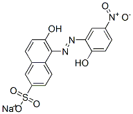 3624-64-4 sodium 6-hydroxy-5-[(2-hydroxy-5-nitrophenyl)azo]naphthalene-2-sulphonate