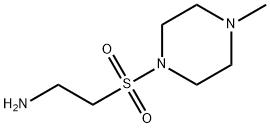 2-((4-甲基哌嗪-1-基)磺酰基)乙-1-胺 结构式