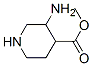 4-Piperidinecarboxylicacid,3-amino-,methylester(9CI) Struktur