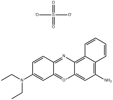 硫酸耐尔蓝,3625-57-8,结构式