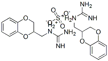 (1,4-benzodioxan-2-ylmethyl)guanidinium sulphate  Structure