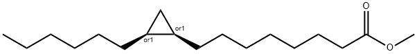 METHYL CIS-9,10-METHYLENEHEXADECANOATE Structure