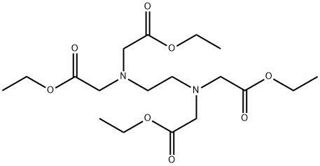 2,2',2'',2'''-(Ethylenebisnitrilo)tetrakis(acetic acid ethyl) ester Structure