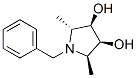 3,4-Pyrrolidinediol, 2,5-dimethyl-1-(phenylmethyl)-, (2R,3R,4S,5R)- (9CI) Structure