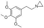 N-(3,4,5-trimethoxyphenylethyl)aziridine Structure