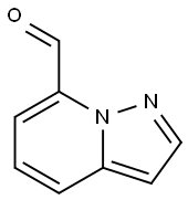 ピラゾロ[1,5-A]ピリジン-7-カルブアルデヒド 化学構造式