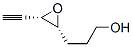 Oxiranepropanol, 3-ethynyl-, (2R,3S)- (9CI) 化学構造式